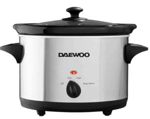 DAEWOO 3.5L Stainless Steel Slow Cooker