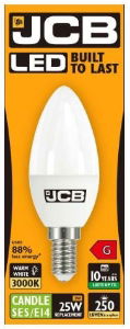 JCB CANDLE 250lm Warm E14 2700k BOX