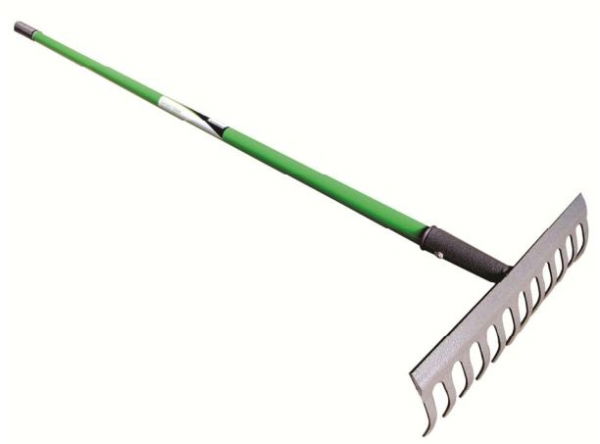 GREEN BLADE Garden Rake with PVC Grip 12 Teeth