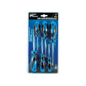 PRO USER 6 Piece CRV Screwdriver Set
