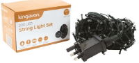 KINGAVON 200 LED String Light Set Mains Powered