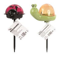 GREENBLADE Solar Ladybird and Snail Lights