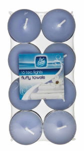 PAN AROMA 16 Pack Fluffy Towels Tea-Lights