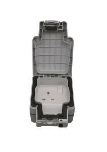 Weatherproof 1g Switched Socket IP66 (E613SB-N) (Thrion)