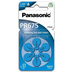 PANASONIC Hearing Aid 1.4v 605mah (6)