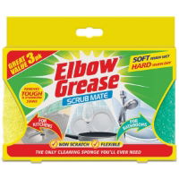 ELBOW GREASE Scrub Mate Mixed 3pk