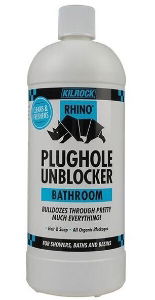 KILROCK Rhino Drain Bathroom Unblocker Acid-Free1L (47)