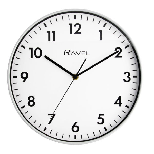 RAVEL 30cm Kitchen Wall Clock White