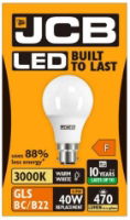 JCB A60 470lm Opal 6w B22 Warm