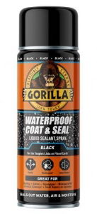 GORILLA 450ml Waterproof Coat & Seal Spray Black