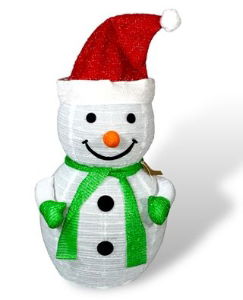 XMAS HAUS B/O Outdoor Light Up 70cm Snowman