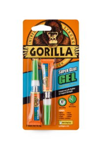 GORILLA 2 x 3gm Superglue Gel Twin Blister