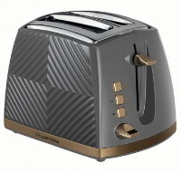 RUSSELL HOBBS 2 Slice Grey Groove Toaster