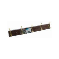 ASHLEY 5 Hook & Hat Coat Rack Antique Pine