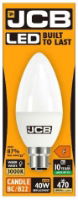 JCB CANDLE 470lm OPAL B22 2700k BOX