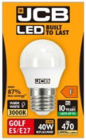 JCB LED Golf 470lm Opal 6w E27 2700k
