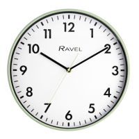 RAVEL 30cm Kitchen Wall Clock Sage