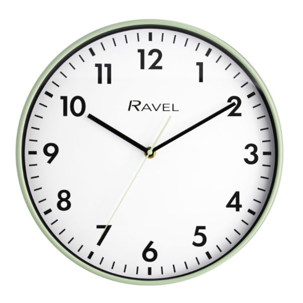 RAVEL 30cm Kitchen Wall Clock Sage