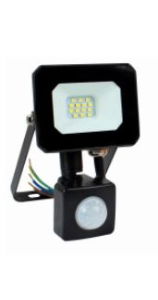 KINGAVON 10w Glass Surface IP54 LED PIR Floodlight