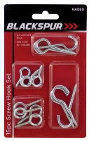 BLACKSPUR 15 Piece Screw Hook Set