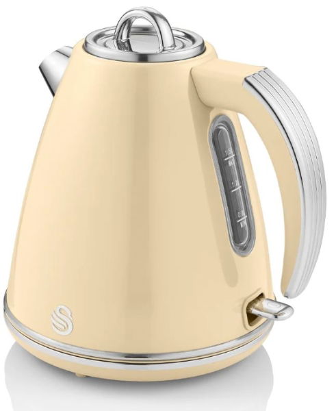 SWAN 1.5L 3kW Cream Retro Jug Kettle