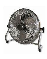 KINGAVON 12" High Power Metal Floor Fan