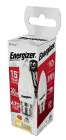 ENERGIZER LED CANDLE 470LM OPAL B22 WARM WHITE BOX