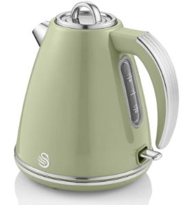 SWAN 1.5L 3kW Green Retro Jug Kettle