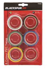 BLACKSPUR 6 Colours of PVC Taper 2.7m x 18m