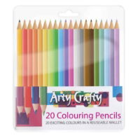 Arty Crafty Colouring Pencils 20pk