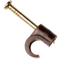 Brown Round Clip