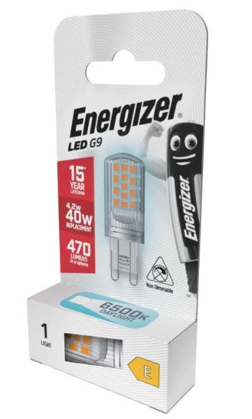 ENERGIZER LED G9 4.2W 470LM 6500K Box