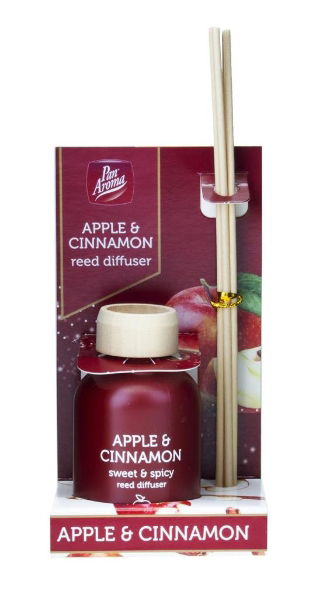 PAN AROMA 50ml Reed Diffuser - Apple & Cinnamon