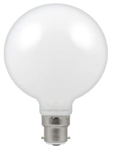 LED CROMPTON DIM Globe Filament G95 7w (60w) BC 2700K 12660