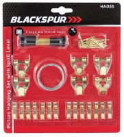 BLACKSPUR Picture Hanging Kit & Spirit Level