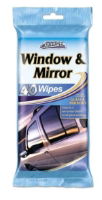 CAR PRIDE Window & Mirror Wipes 40pk