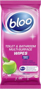 BLOO 'Apple' Toilet & Bathroom Wipes (36 Pack)