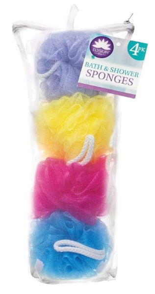 ELYSIUM SPA 4 Pack Bathroom Sponge