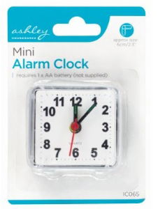 ASHLEY Mini Travel Alarm Clock