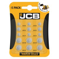 JCB 15 Coin Cell Mix (PL364, PL392, PL377, PL386, PL357)