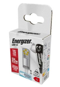 ENERGIZER LED G4 2.4W 200LM 6500K Box