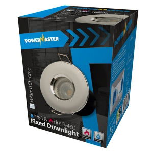 POWERMASTER IP65 & Fire Rated Quick Fit Downlight - CHROME