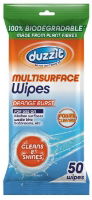 DUZZIT Biodegradable Multisurface Wipes 50 Pack