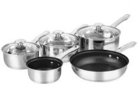 TOWER PRESTO 5 Piece Stainless Steel Pan Set