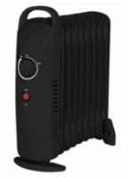 KINGAVON 1000w Mini Black Oil Filled Radiator