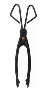 BLACKSPUR 30cm Fire Side Log/Coal Tongs