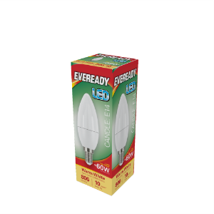 EVEREADY LED Candle 806lm Warm White E14 10,000Hrs