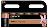 DURACELL Plus Power (C) 1400 B6   **CARD OF SIX**