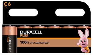 DURACELL Plus Power (C) 1400 B6   **CARD OF SIX**