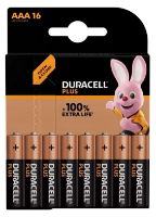 DURACELL (AAA) Plus Power +100% **16 PACK**